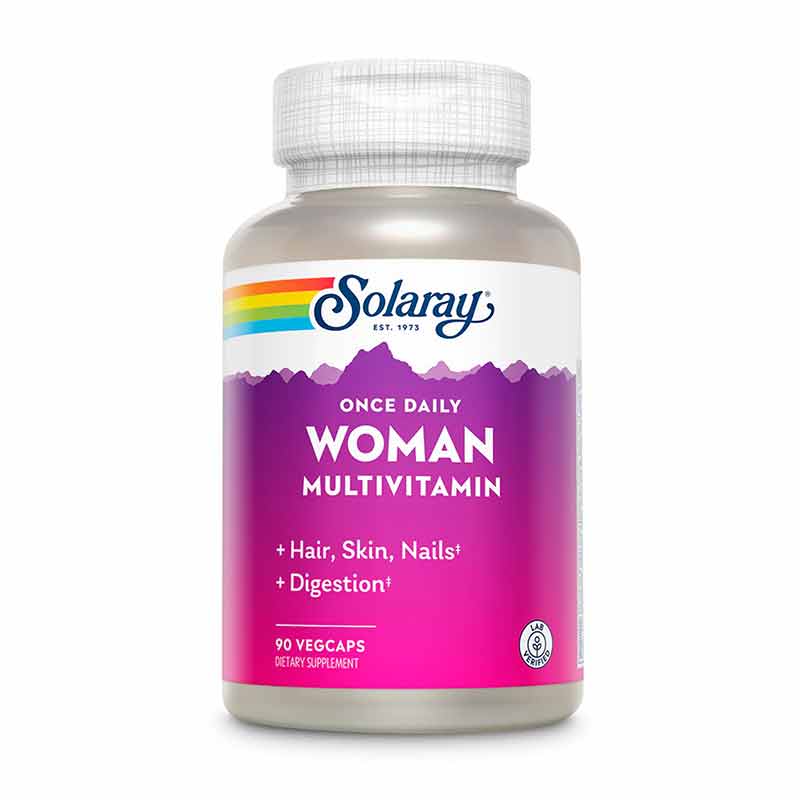 Once Daily Woman Multivitamin, 90 Veg Capsules, by Solaray