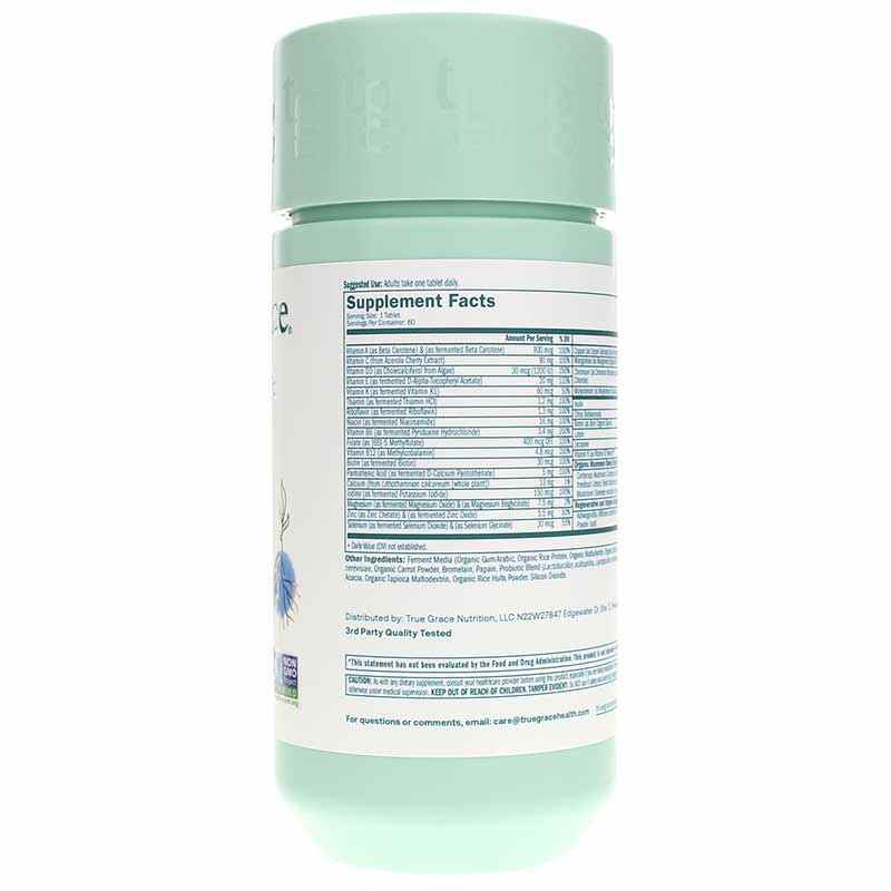 One Daily Men's Multi, 60 Vegan Tablets, by True Grace, image #2