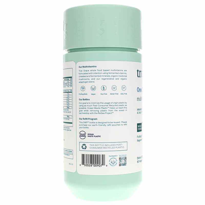 One Daily Men's Multi, 60 Vegan Tablets, by True Grace, image #4