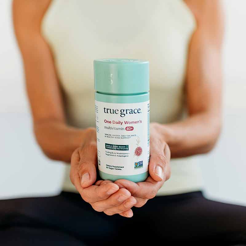 One Daily Women's 40+ Multi, 30 Vegan Tablets, by True Grace, image #5