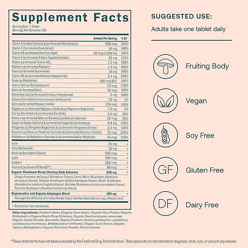 One Daily Women's 40+ Multi, 90 Vegan Tablets, by True Grace, image #4