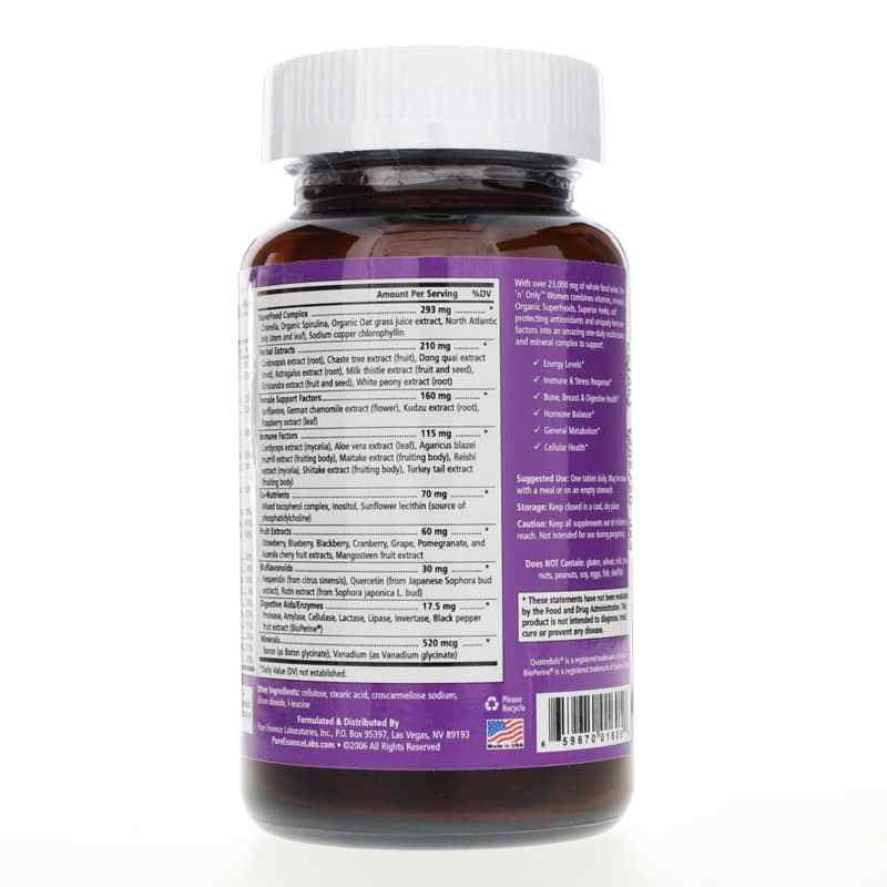 One 'n' Only Women Multivitamin, 90 Tablets, by Pure Essence Labs, image #3