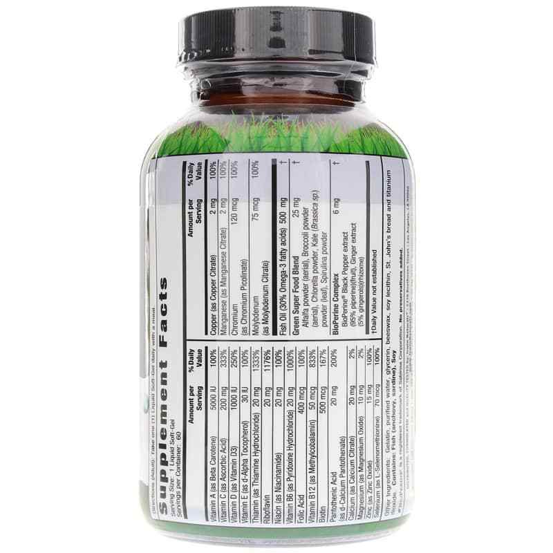 Only One Liquid-Gel Multi without Iron, by Irwin Naturals, image #2