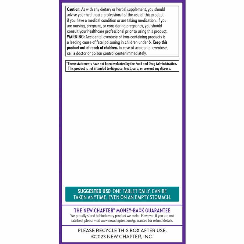 Only One Whole-Food Multivitamin, 72 Tablets, by New Chapter, image #3