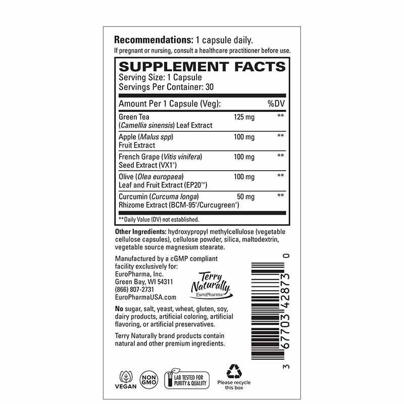 Optimal Wellness, 30 Capsules, by Terry Naturally, image #2