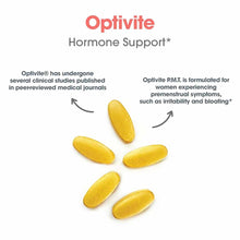 Yellow oval tablets labeled Optivite Hormone Support by Allergy Research Group.