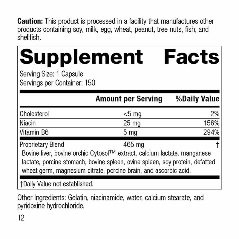 Orchex, 150 Capsules, by Standard Process, image #2