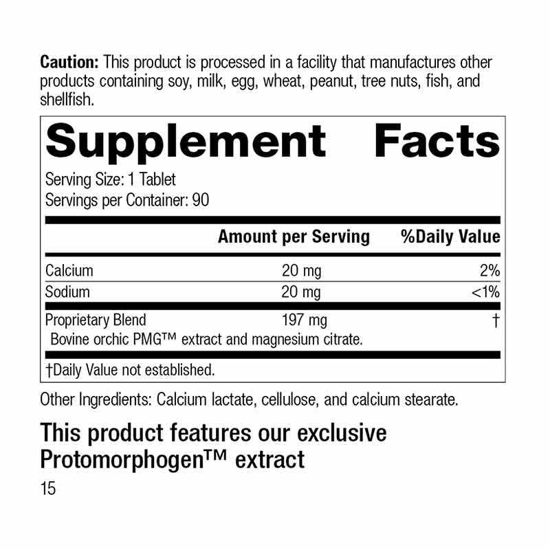 Orchic PMG, by Standard Process, image #2