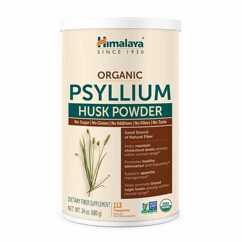 Organic Psyllium Husk Powder, 24 Oz, by Himalaya