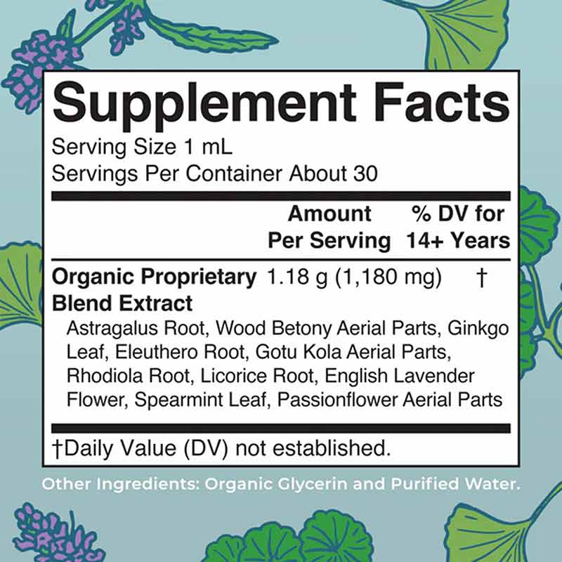 Organic Adrenal & Focus for Adults, 1 Oz, by MaryRuth's Organics, image #2