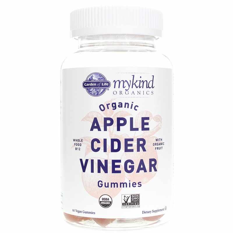 Organic Apple Cider Vinegar Gummies, by Garden of Life mykind Organics