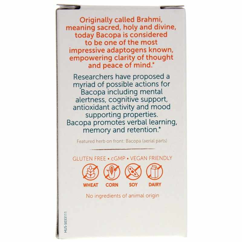 Organic Bacopa, 30 Caplets, by Himalaya, image #3
