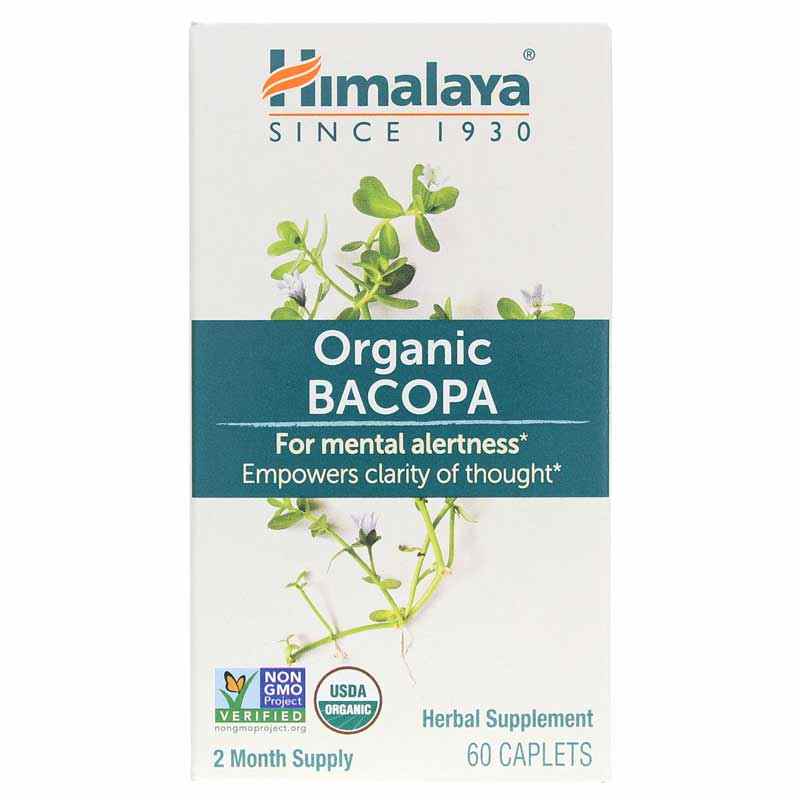 Organic Bacopa, 60 Caplets, by Himalaya