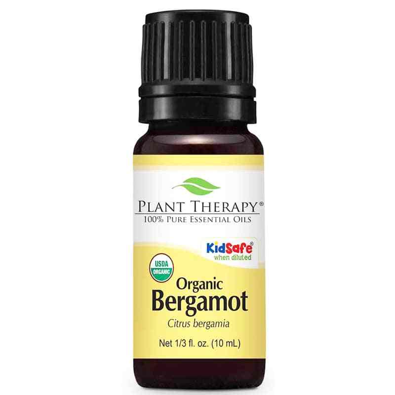 Organic Bergamot Essential Oil, .33 Oz, by Plant Therapy