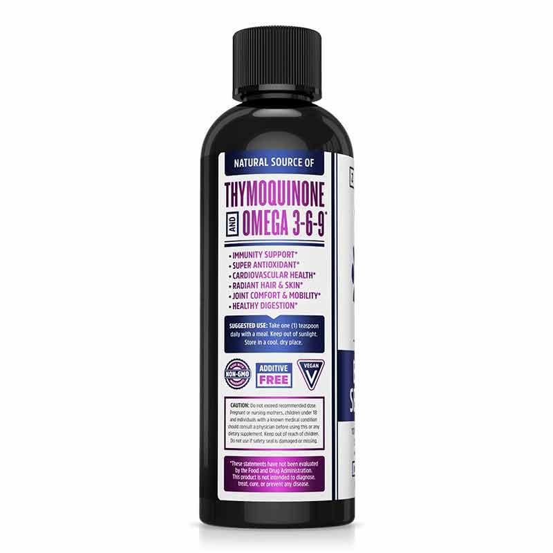 Organic Black Seed Oil, 8 Oz, by Zhou Nutrition, image #3