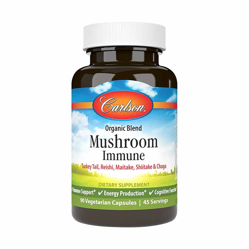 Organic Blend Mushroom Immune, by Carlson Labs