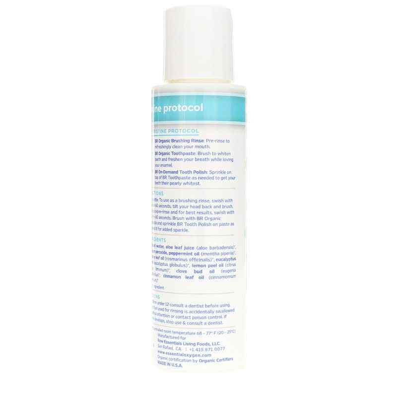 Organic Brushing Rinse Peppermint, 3 Oz, by Essential Oxygen, image #3