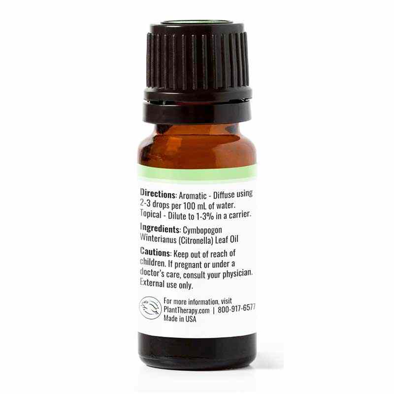 Organic Citronella Essential Oil, .33 Oz, by Plant Therapy, image #2