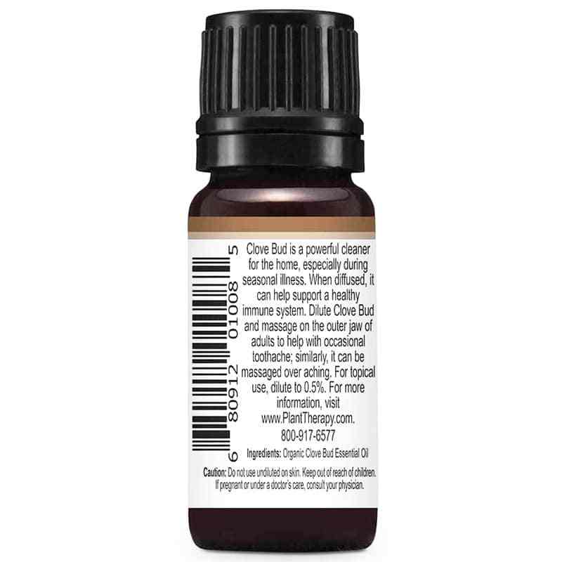 Organic Clove Bud Essential Oil, .33 Oz, by Plant Therapy, image #2