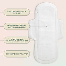 Organic Cover Super Pads, by Hempress