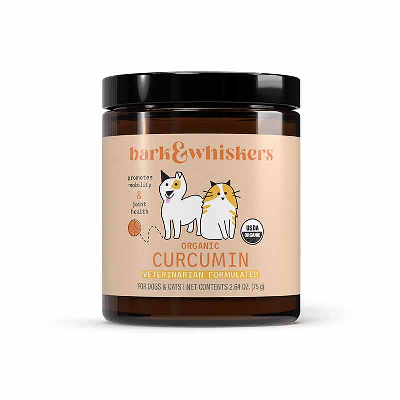 Organic Curcumin for Dogs & Cats, by Bark & Whiskers
