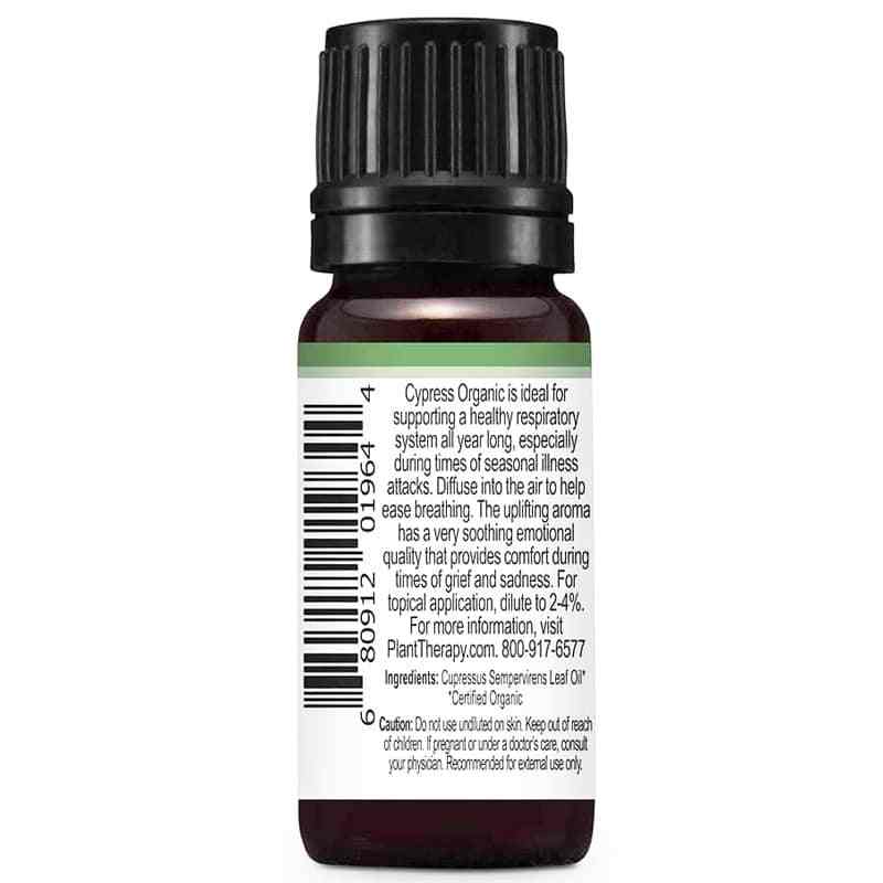 Organic Cypress Essential Oil, .33 Oz, by Plant Therapy, image #2