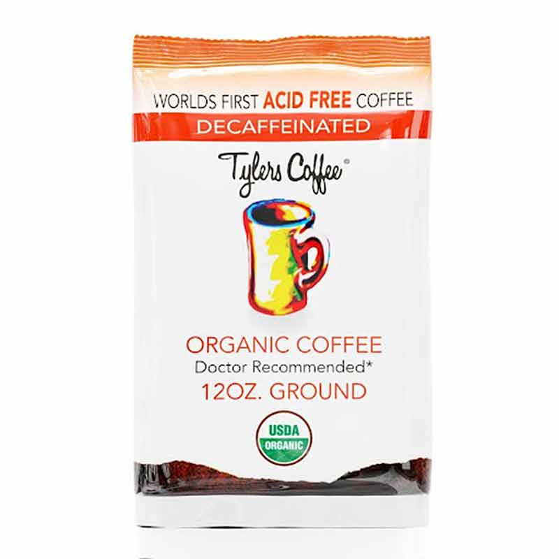 Organic Decaf Ground Coffee, by Tylers Coffee