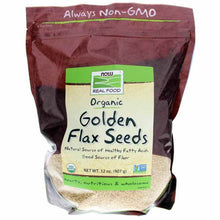 Organic Golden Flax Seeds, by NOW Foods