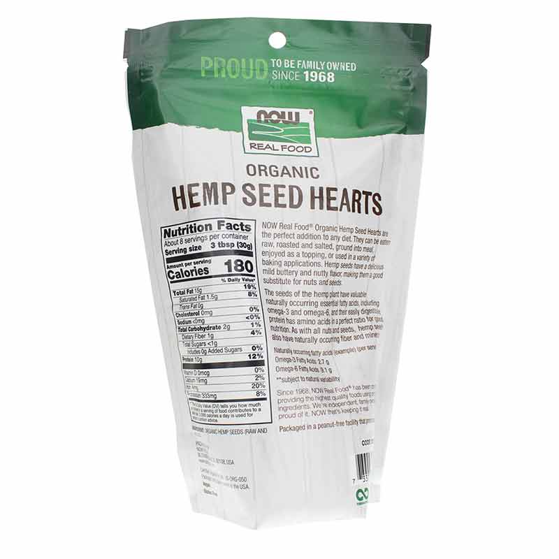 Organic Hemp Seed Hearts, by NOW Foods, image #2