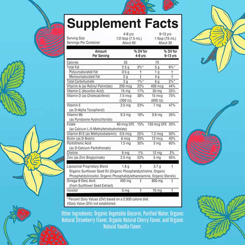 Organic Kids Multivitamin Liposomal, 15.2 Oz, by MaryRuth's Organics, image #2