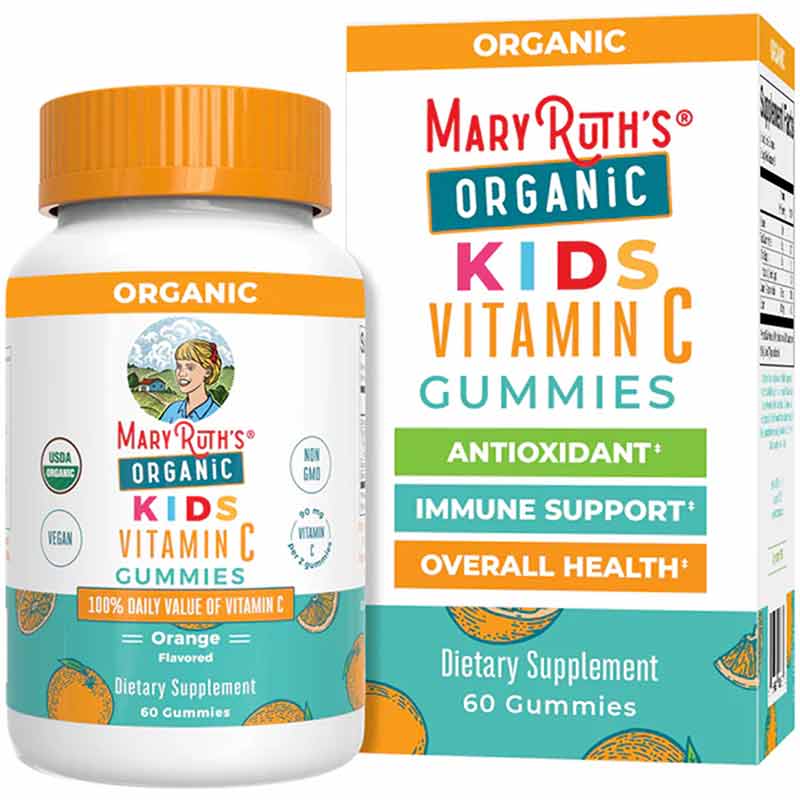 Organic Kids Vitamin C, 60 Gummies, by MaryRuth's Organics