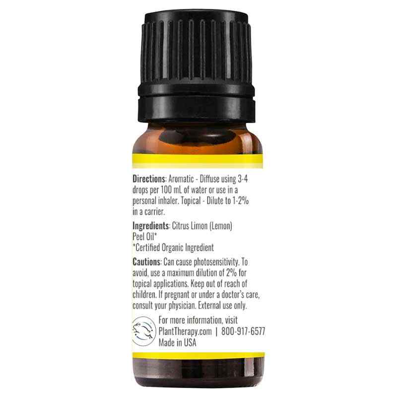 Organic Lemon Essential Oil, by Plant Therapy, image #2