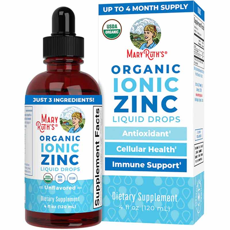 Organic Liquid Ionic Zinc, by MaryRuth's Organics