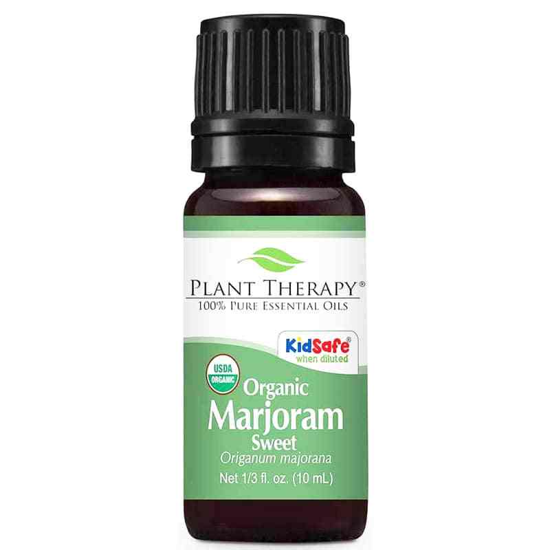 Organic Sweet Marjoram Essential Oil, .33 Oz, by Plant Therapy