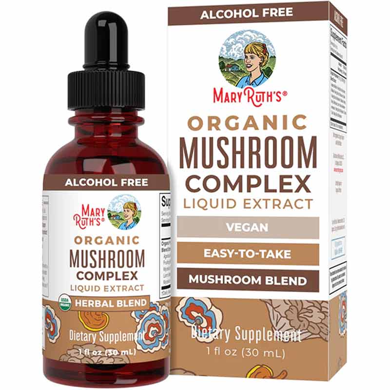 Organic Mushroom Complex Herbal Blend, by MaryRuth's Organics