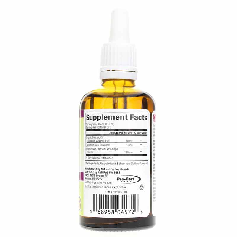 Organic Oil of Oregano, 2 Oz, by Natural Factors, image #2