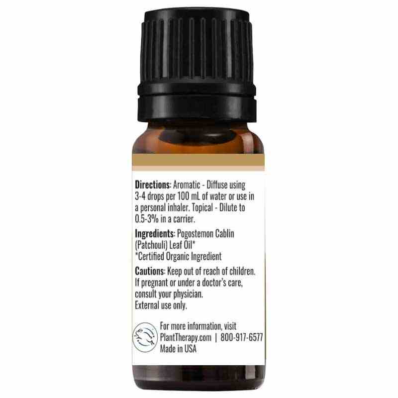 Organic Patchouli KidSafe Essential Oil, .33 Oz, by Plant Therapy, image #2