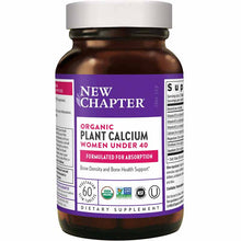 Organic Plant Calcium Women Under 40, 60 Veg Tablets, by New Chapter