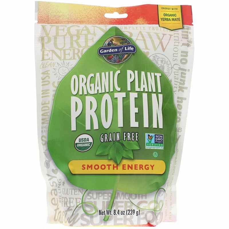 Organic Plant Protein, Smooth Energy, by Garden of Life