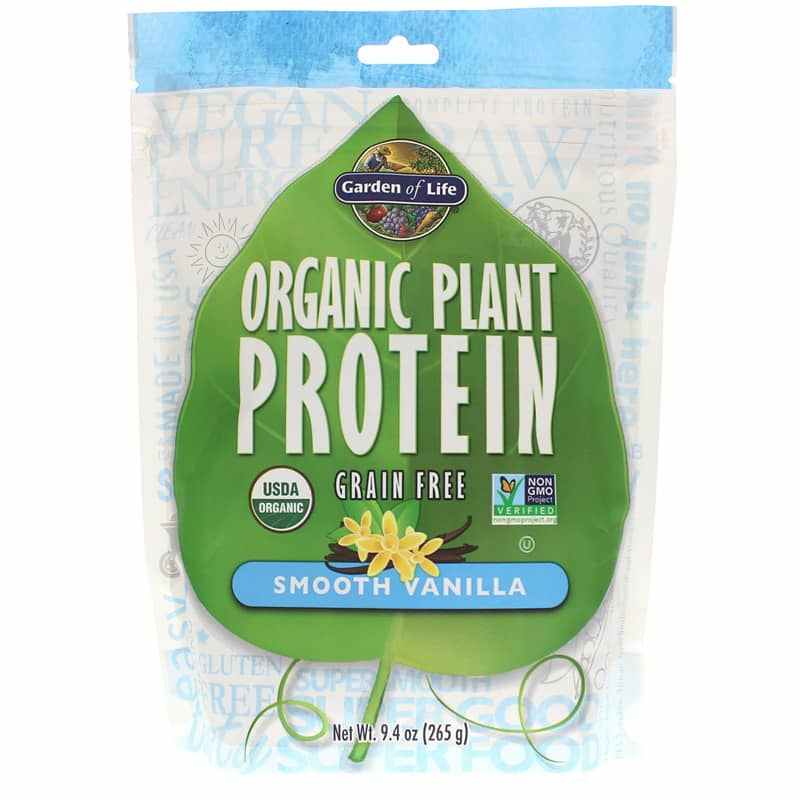 Organic Plant Protein, Smooth Vanilla, by Garden of Life