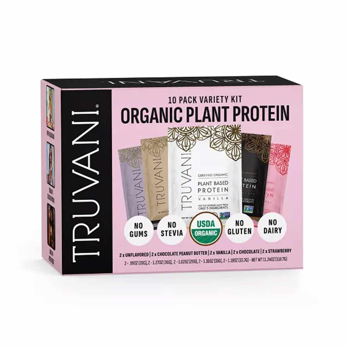 Organic Plant Protein Variety Kit, by Truvani
