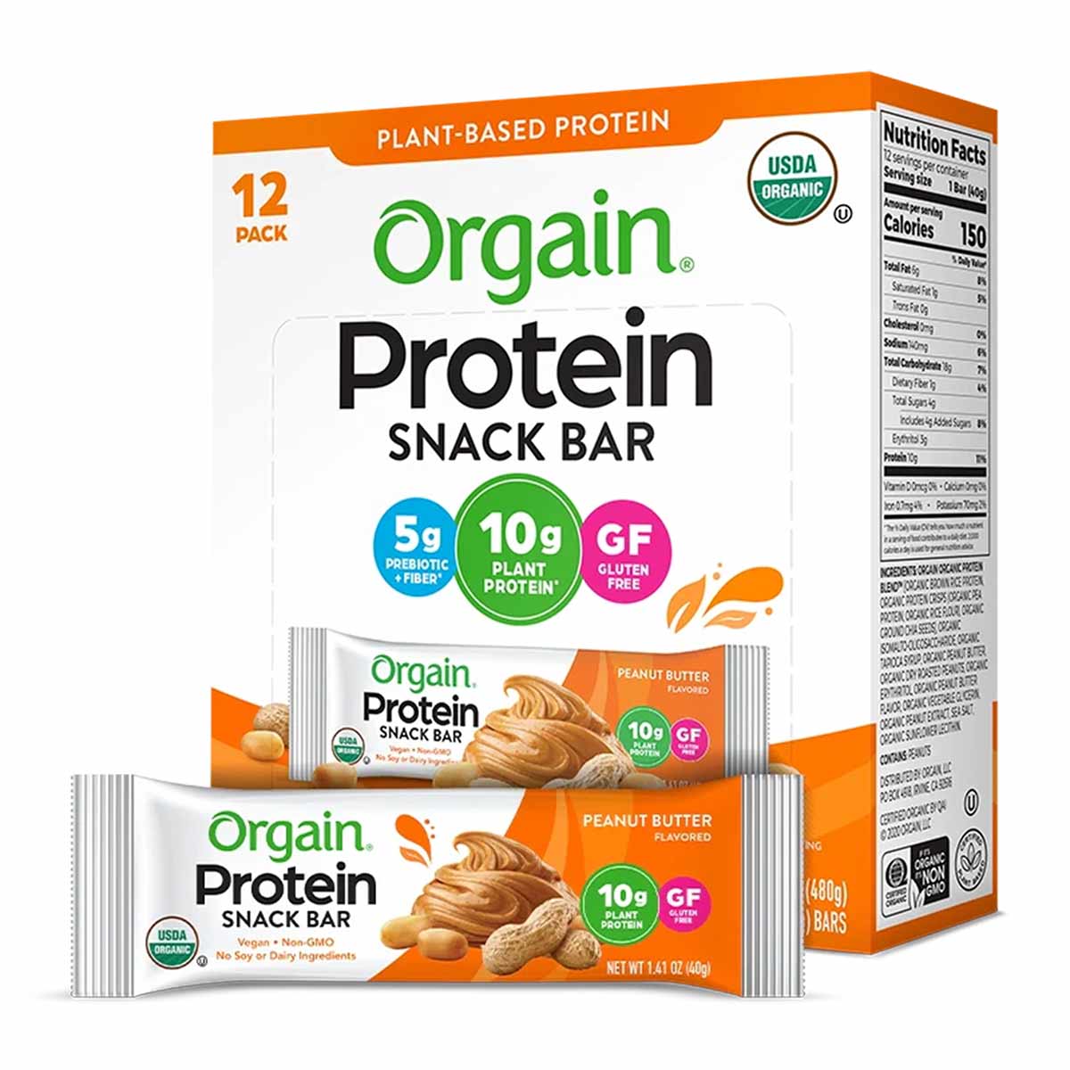 Organic Protein Snack Bar, by Orgain