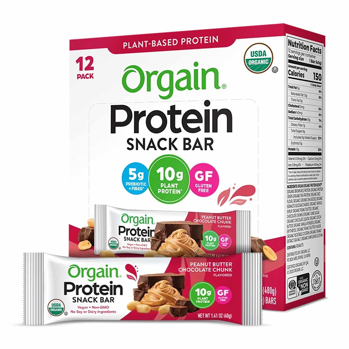 Organic Protein Snack Bar, by Orgain