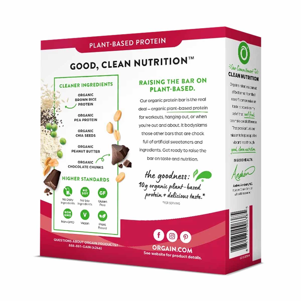 Organic Protein Snack Bar, by Orgain