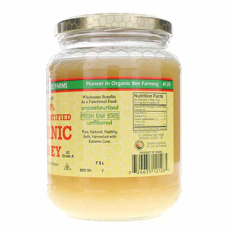 Organic Raw Honey, 2 Lbs, by YS Organic Bee Farms, image #2
