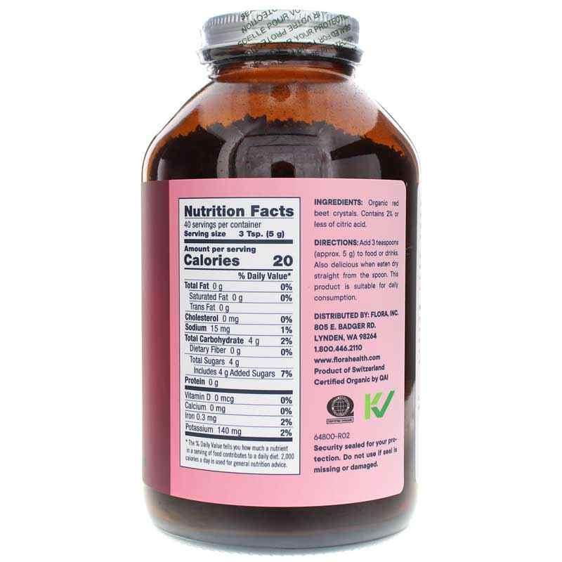 Organic Red Beet Crystals, by Flora, image #2