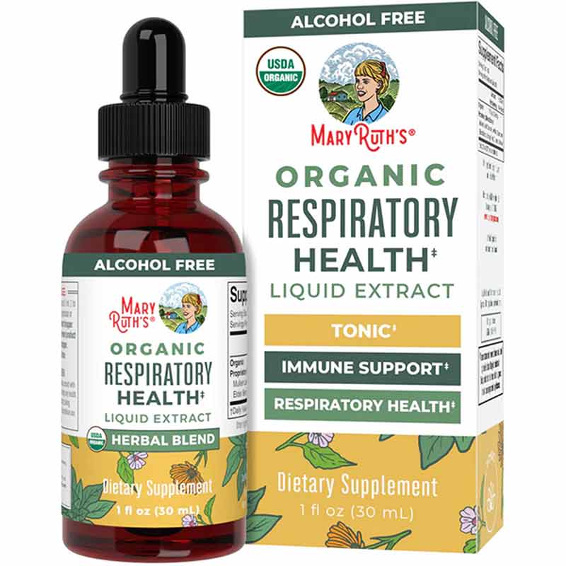 Organic Respiratory Health Herbal Blend, by MaryRuth's Organics
