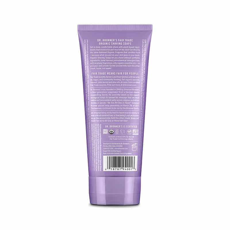 Organic Shaving Soap, Lavender, by Dr. Bronner's Magic Soaps, image #2