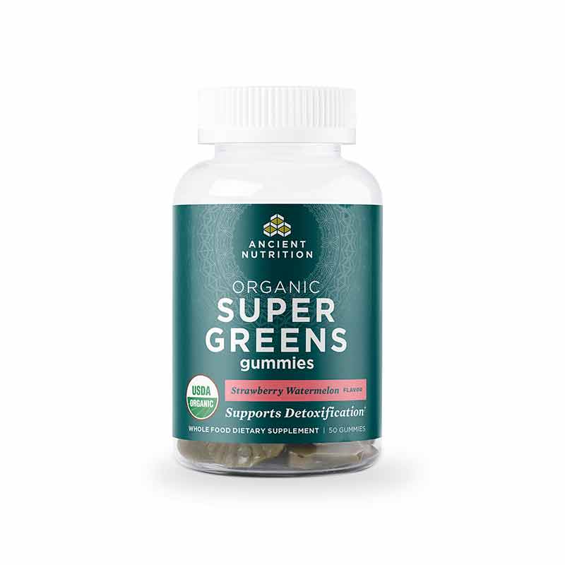 Organic Super Greens Gummy, by Ancient Nutrition