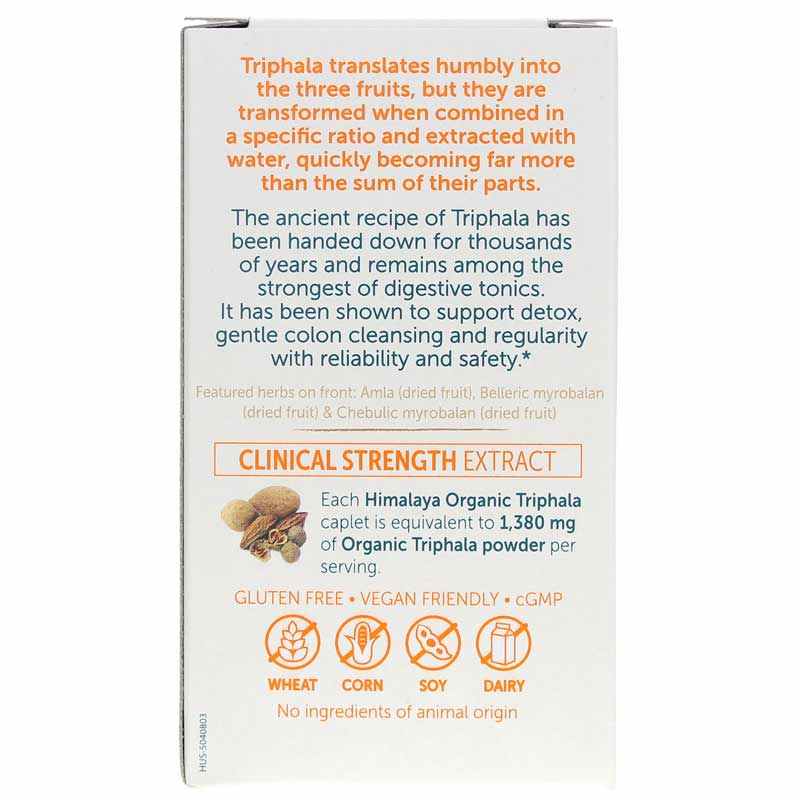 Organic Triphala, 90 Caplets, by Himalaya, image #3